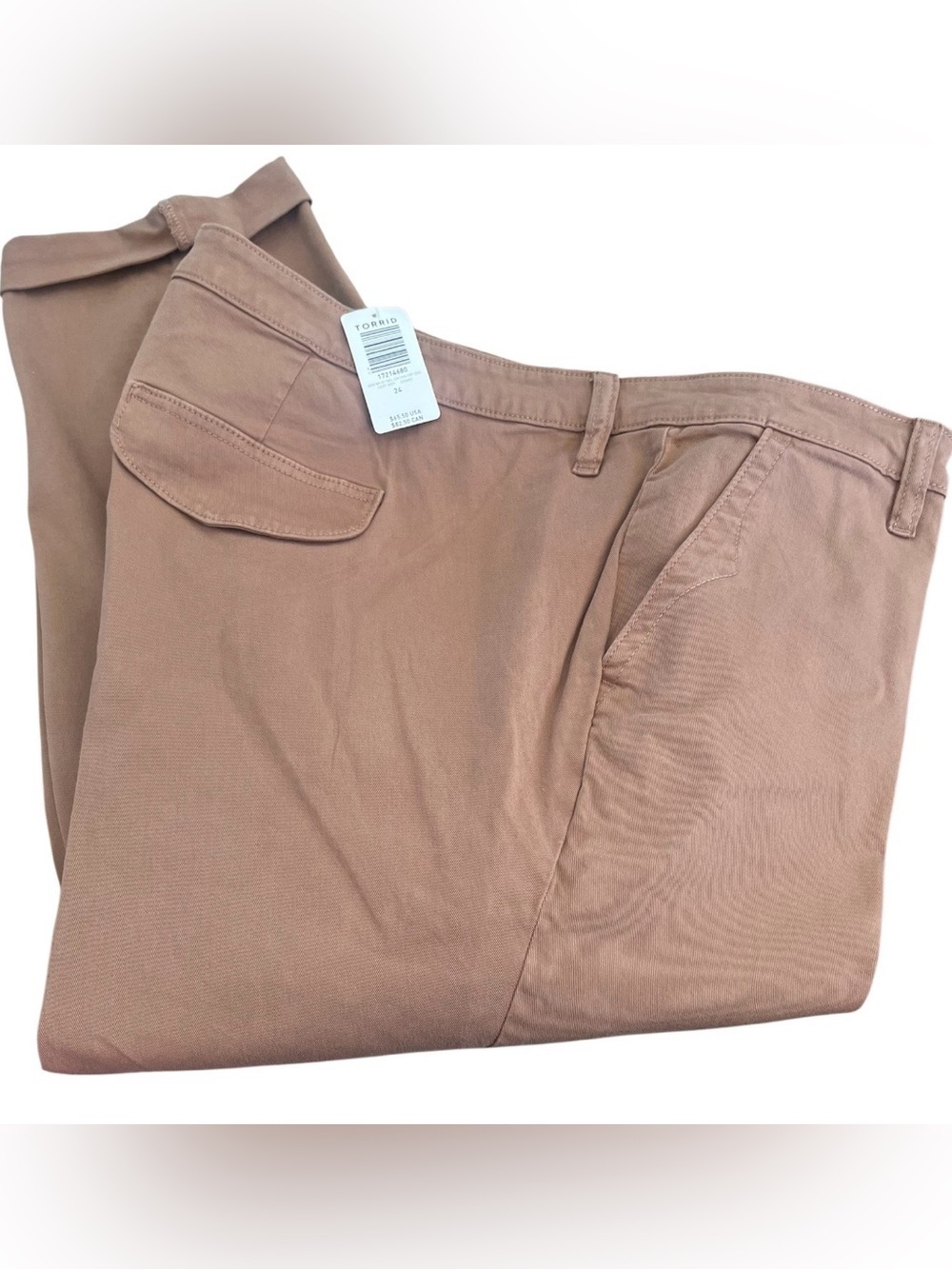 NWT- TORRID- WOMEN’S -Chino Pants in Dusty Tan